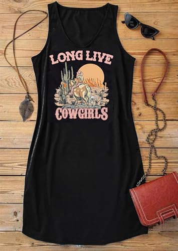 Image of Live Simple Coconut Tree Sleeveless Mini Dress Summer Beach Mini Dress Women's Summer Casual Sexy V Neck Mini Tank Dress