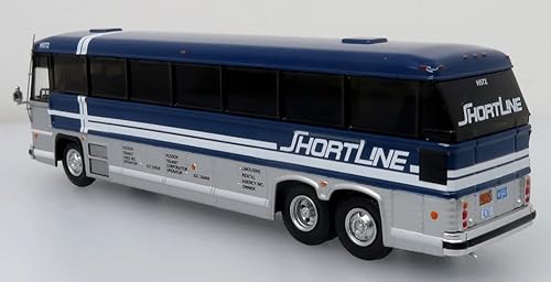 Miniatura 2 de MCI MC9 Coach Diecast Bus Short Line, Nueva York.187-HO Scale Iconic Replicas Nuevo en la caja, verde