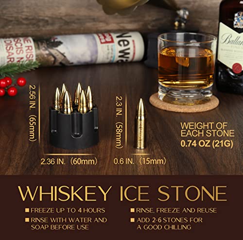 Grandpa Gifts - Fathers Day Grandpa Gifts - Birthday Gifts For Grandpa From Grandchildren, Best Grandpa Gifts - Grandparents Gifts, Grandpa Gift Ideas, Whiskey Stones Gold #TOP1
