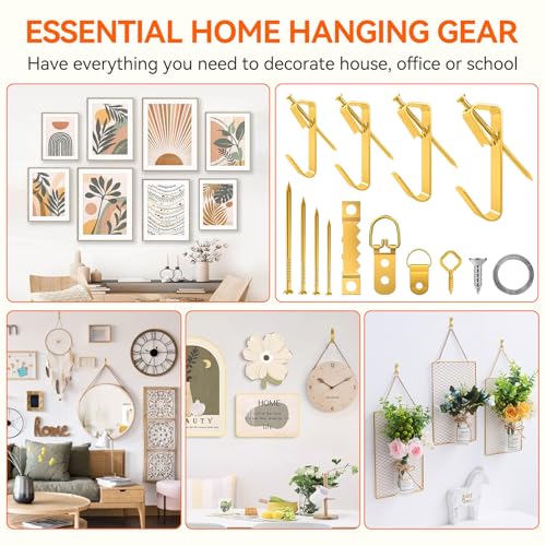 Image of 1002pcs Hardware Nails Assortment Kit and 350pcs Picture Hanging Kit