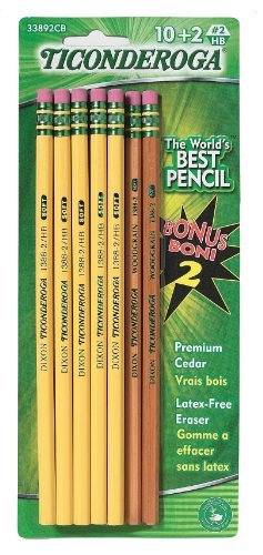 Dixon Ticonderoga 10-Count #2 Pencil by Dixon Ticonderoga