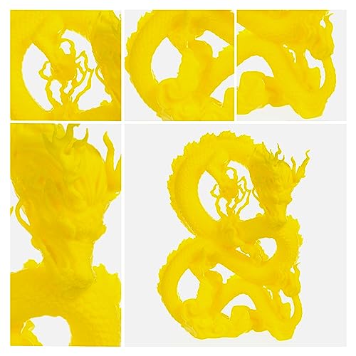 Image of 3DHoJor PLA Filament 1.75mm,3D Printer Filament,1kg Cardboard Spool (2.2lbs),Dimensional Accuracy + /- 0.03 mm,Vacuum Packaging,Odor Free,Clog Free, Fit Most 3D FDM Printer,Yellow
