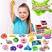 Imagen de 36 colores DIY slime kit slime making kit para niñas Crystal Clear Slime Glow in the Dark Slime con complementos bolas de espuma