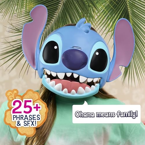 Máscara Disney Stitch parlante 50% descuento - 25+ sonidos