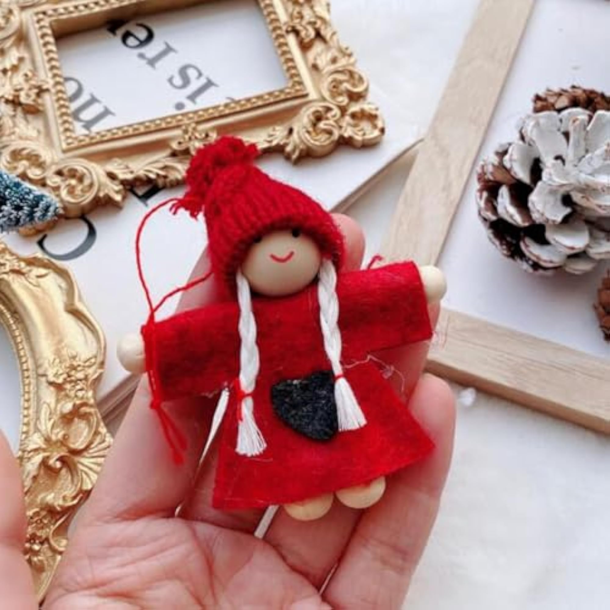Christmas Tree Snowman Dolls Ornament for Home Decor