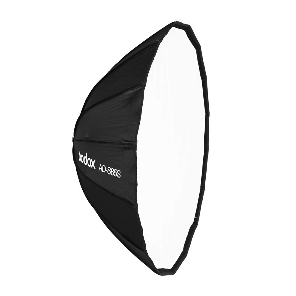 Godox AD-S85S Softbox portatile a caricamento rapido Godox baionetta argento diametro interno 85 cm