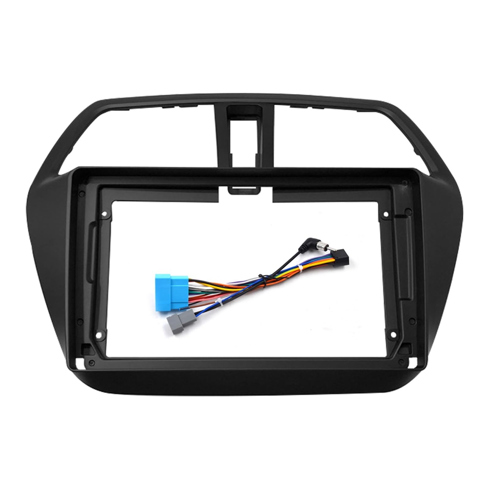 ramka radiowa Pasuje do Suzuki SX4 s-cross 9 "ekran radio stereo zestaw montażu na panelu samochód 2 Din Audio płyta czołowa rama konsoli(Frame an cord)