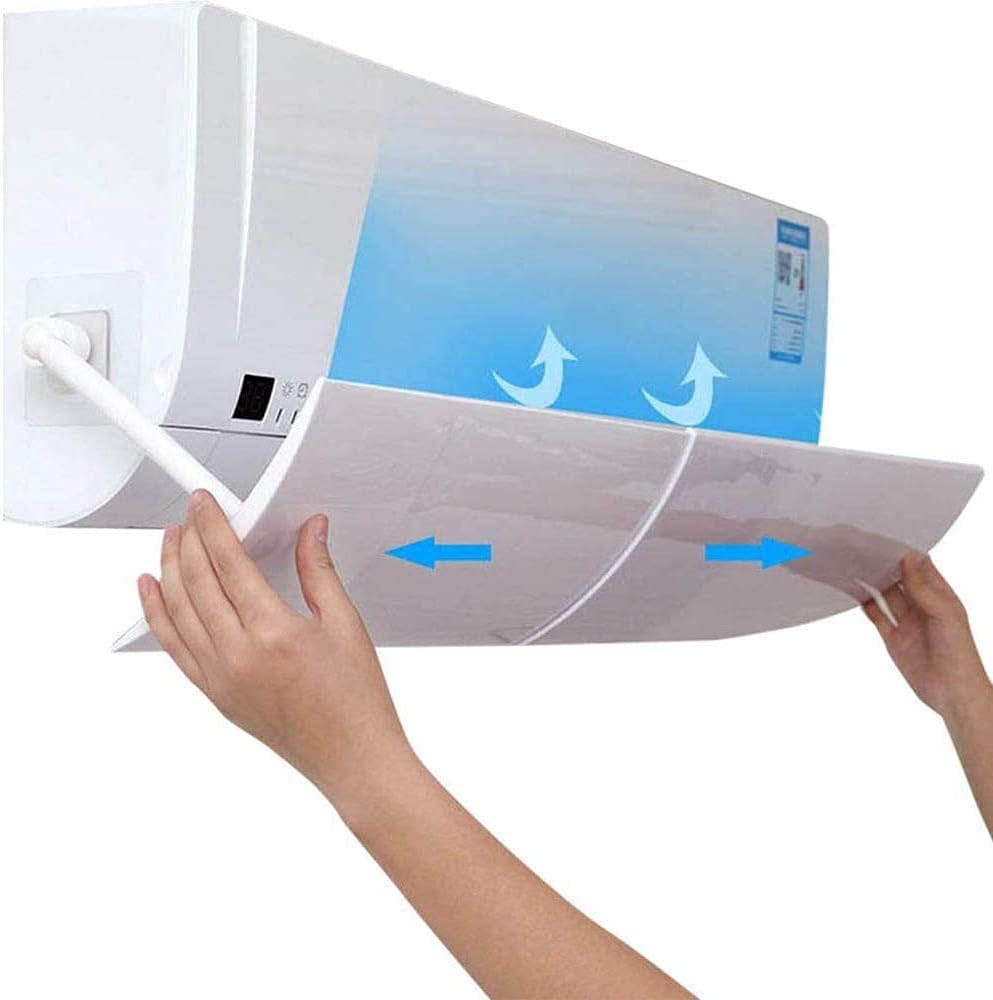 Deflettore Per Aria Condizionata | Universale | No Foratura | Bianco | Regolabile Fino 124 Cm - Foto 7