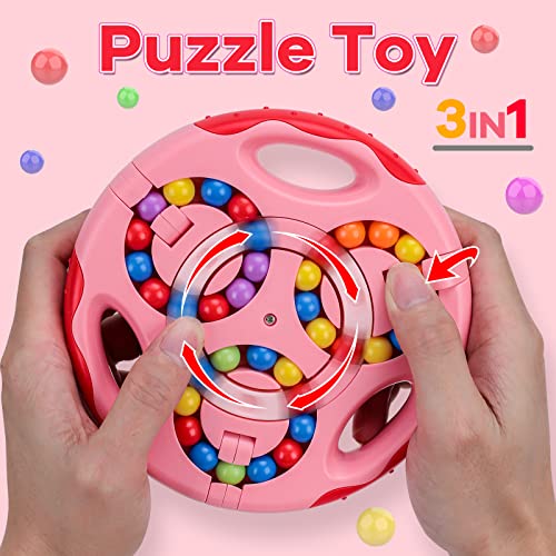 Spiele ab 6 7 8 9 10 Jahre Mädchen: IQ Puzzle Geschenke für Mädchen 5-12 Jahre Spielzeug Geschicklichkeitsspiele Magic Beans Angst Linderung Spielzeug ab 6-8-11 Kinder Teens Erwachsene Fidget Toys