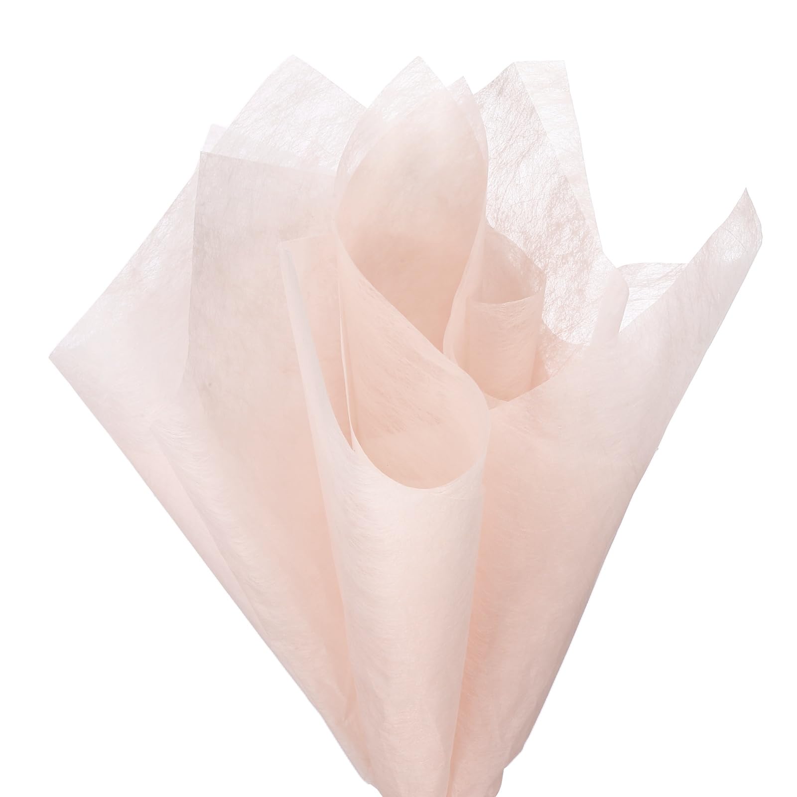 Muiltvoe 152Sheets Flower Wrapping Paper, 11.8"x11.8" Cotton Wrapping Flower Tissue Paper Floral Bouquet Wraps for Florist Packaging Arrangement Supplies Gift Packaging, Coral