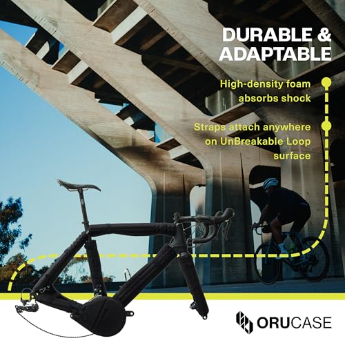 Orucase Bike Frame Protection Kit - 7-Piece, Padded, Universal Bike Travel Case - Bicycle Frame Protection And Chainstay Protector - Road thumb #2