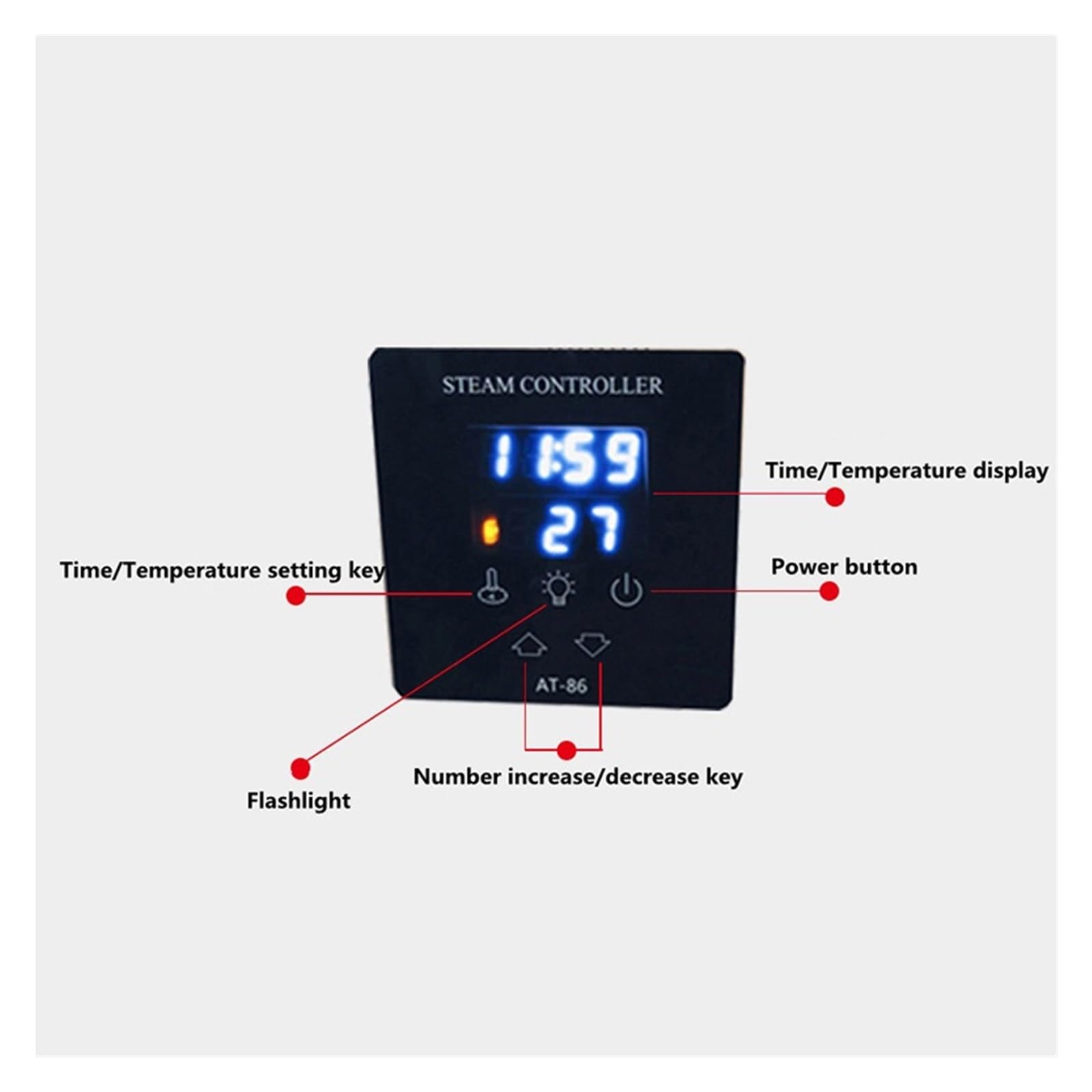 Automatyczny Generator Pary O Mocy 3/4,5 KW Ze Stali Nierdzewnej Sauna Parowa Do Użytku Domowego Maszyna Łaźni Parowej Cyfrowego Sterownika Pokoju Spa(4.5kw 380v)