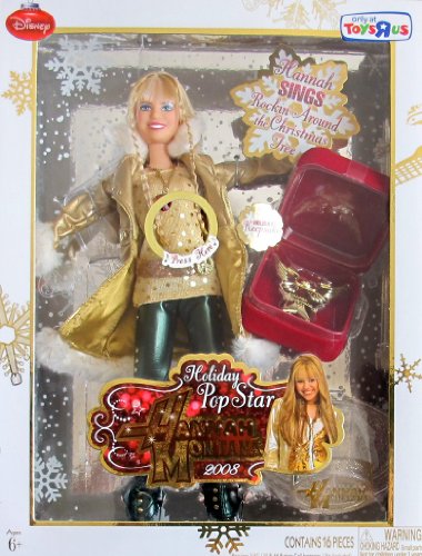 hannah montana christmas doll