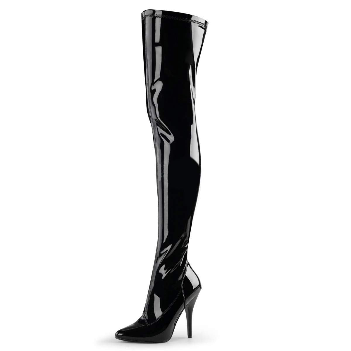 Damen Overkneestiefel Seduce-3000 Schwarz EU 40