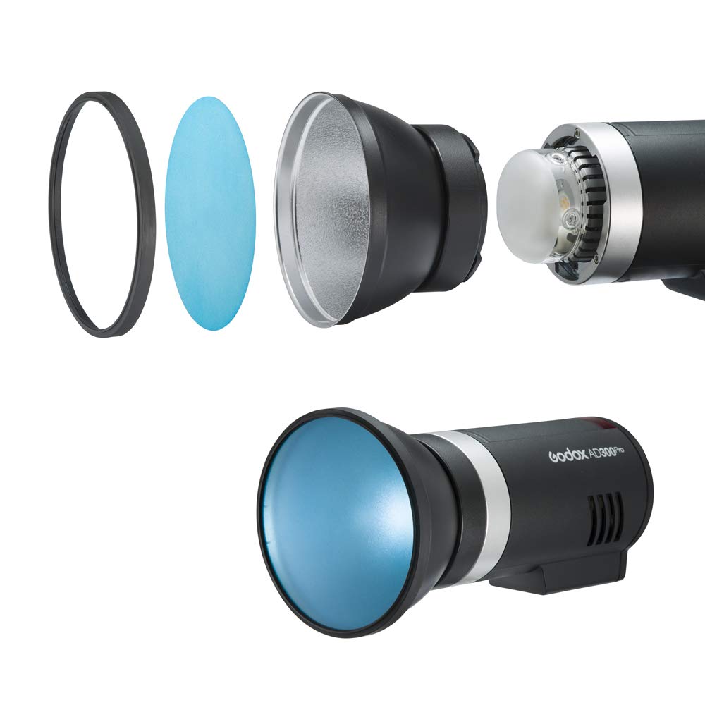 Godox AD-R14 Standard-Reflektor-Set mit Honeycomb-Farbfilter für AD300Pro und AD400Pro Flash