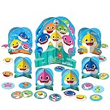 Table Centerpiece Kit (27 Pc Set) - High-Quality & Sturdy, Perfect Party Essential For Themed Parties & Events, Baby Shark