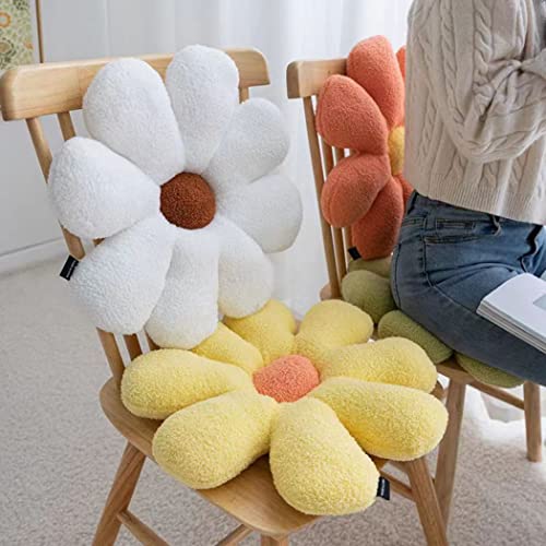 Hxiyan Flower Pillow Funny Cushion Floor Pillow Flower Cushion Seat Cushion Sofa Cushion Bed Pillow Car Cushion (19.6In, Green) #TOP5