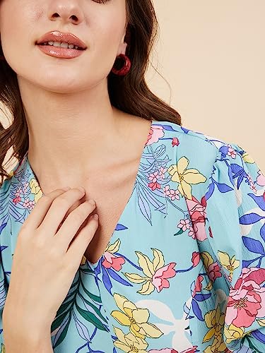 Image of Rare Women's Rayon Fit and Flare Maxi Casual Dress