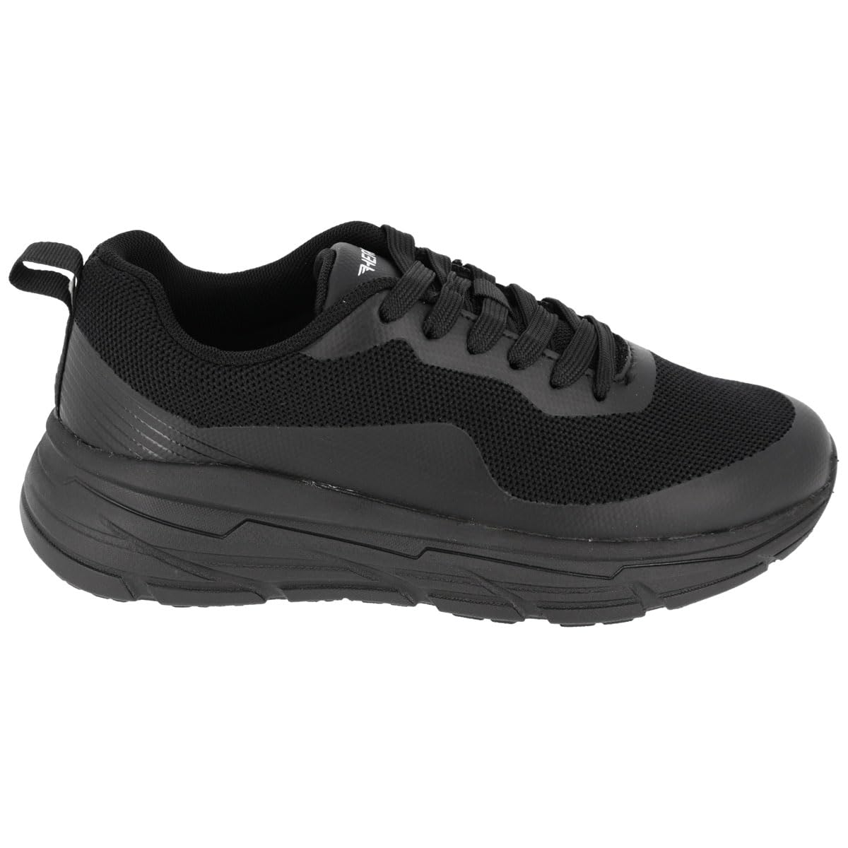 Hergos H3820 - Sneaker Leggera, Morbido Tessuto, Suola Flessibile Antiscivolo e Soletta Estraibile - Tessuto Nero