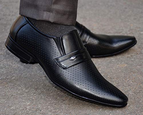 Image of AADI Men's Synthetic Leather Derby Party Formal Shoes