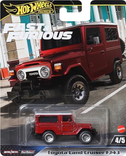 Image of Hot Wheels Premium Fast & Furious Toyota Land Cruiser FJ43 for 3 Years & Above (Red)