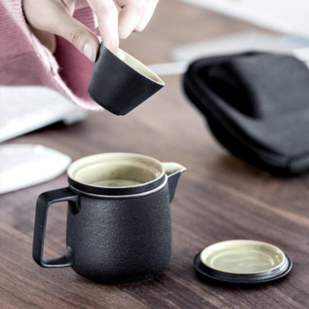 Tetera Juego De Té Teapot Tetera De Té Tea Kettle Tetera Filtro De Cerámica Tetera Tetera Tea Set Portátil Taza Rápida Oficina Taza Fluir Taza Pequeño Té Juego De Té