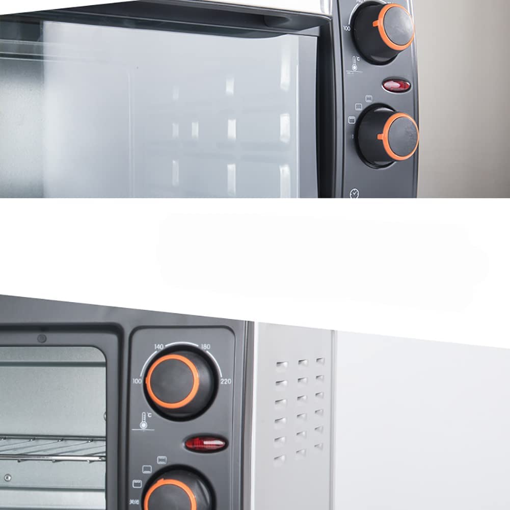 Małe piekarniki, Piekarnik elektryczny i grill 26L, regulacja temperatury od 80°C do 240°C, podwójne drzwi szklane, wyjmowana tacka na okruchy
