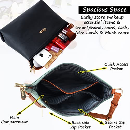 Buy ORVIZ Elegant Sling Bag For Women (Black) at Amazon.in