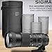 Sigma 150-600mm 5-6.3 Contemporary DG OS HSM Lens for Canon DSLR Cameras with 2pcs SanDisk 128GB SD Cards & Altura Photo Complete Accessory and Travel Bundle