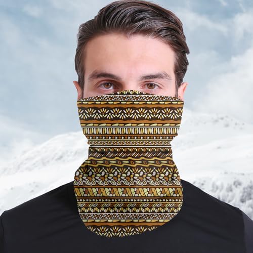 Kaleidoscope Pattern Cooling Neck Gaiter Face Mask Lightweight Sun Protection Bandana Multifunctional Headwear Cycling Hiking