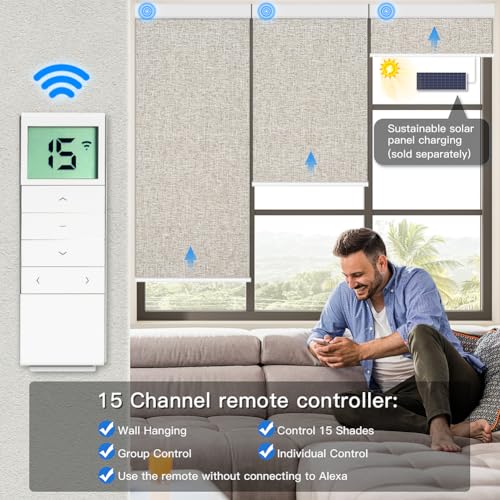 Tokblind Motorized Roller Blind With Remote Control thumb #1