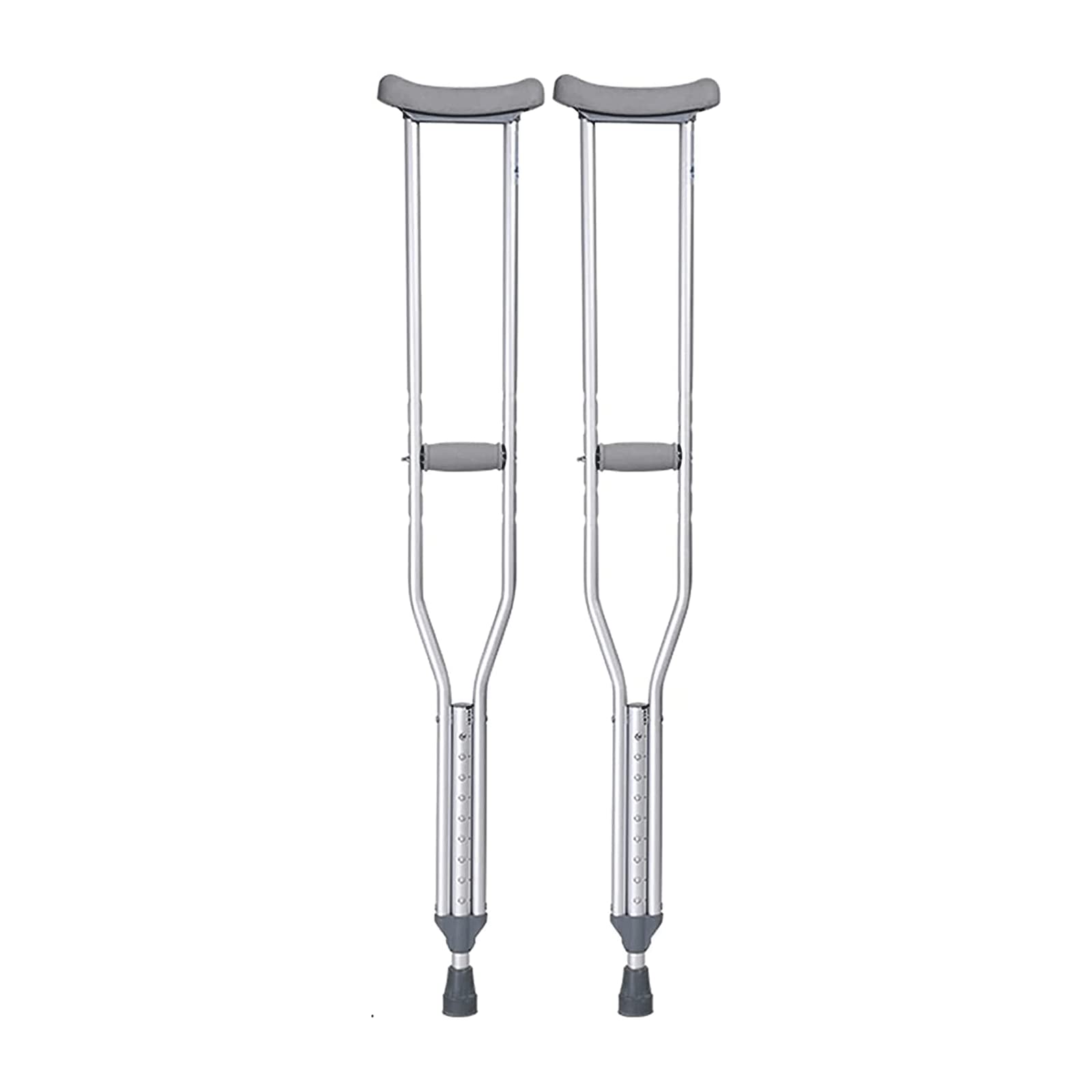 SAAKO Seguridad Muletas Muletas para Axilas, Bastones médicos para Adultos, Bastones para Caminar de Altura Ajustable, bastón para Caminar de Aluminio para Hombres y Mujeres Adultos Cómodo