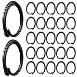 jojofuny 30 Ganchos de Clip para Cortinas de Cenador, Plástico Resistente, 30 Piezas en Forma de C, para Carpas y Toldos Exteriores, Clips para Colgar Cortinas de Terraza y Jardín, Uso