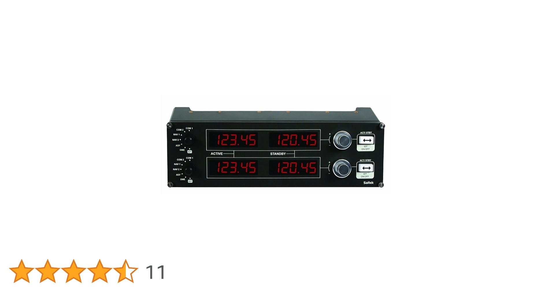 Logitech- G Saitek Pro Flight Radio Painel Controlador para PC