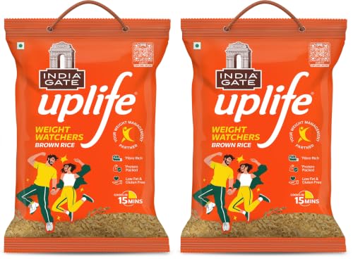 Image of India Gate Uplife Weight Watchers Brown Rice, 5kg (Pack of 2)
