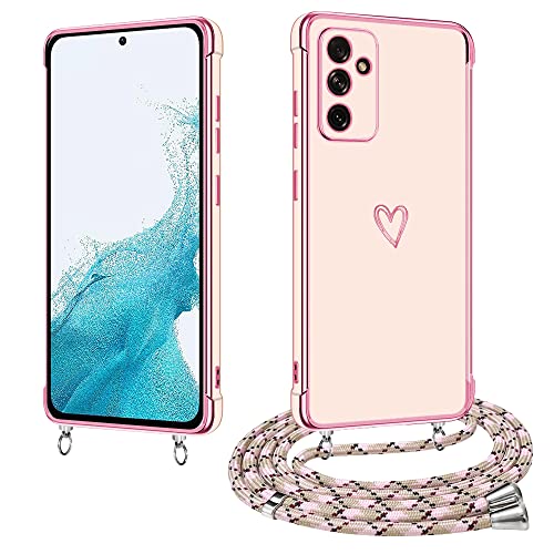 E-Lush Handyhülle für Samsung Galaxy A54 5G Hülle mit Band, Handy Hülle...