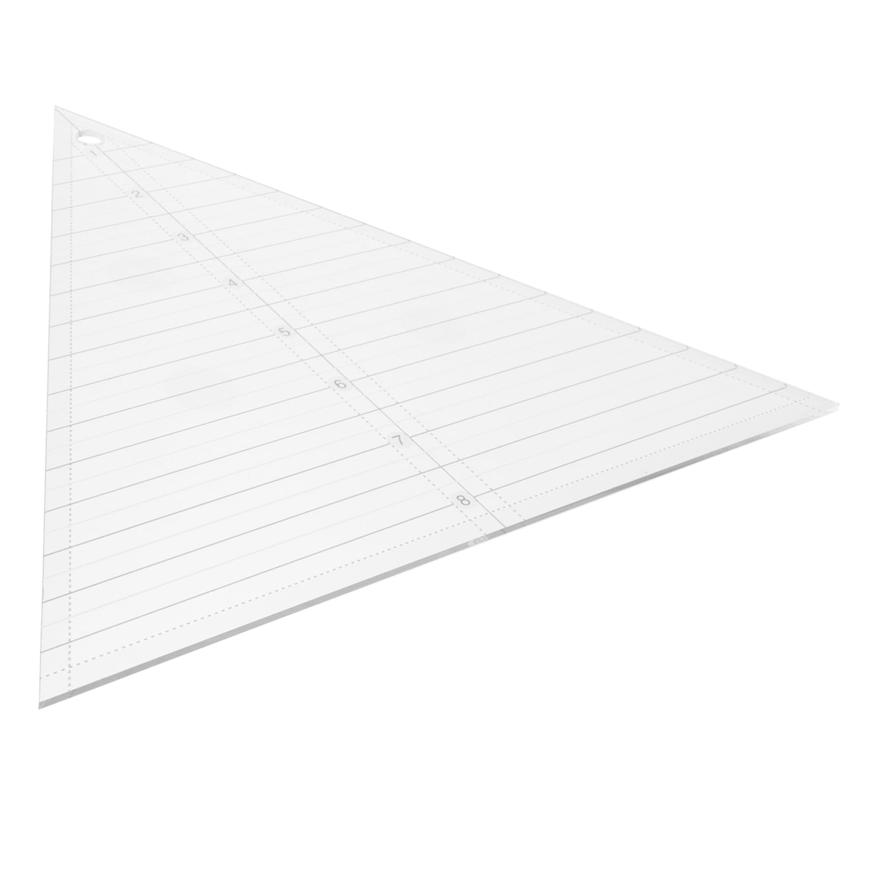 Housoutil 3 Stück Quilting Lineal Stabiles Patchwork Schneiderlineal Vielseitige Nähschablone für Präzises und Quilten für DIY Projekte