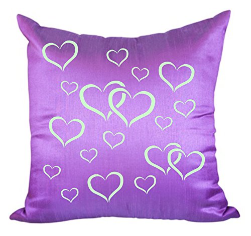 Pochoir Love Hearts réutilisable blanc taille L pour peinture et scrapbooking