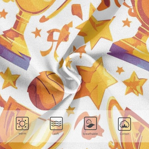 Wusikd Basketball Girls' Underwear Cotton Girls Briefs Soft Toddler Underwear 2T3