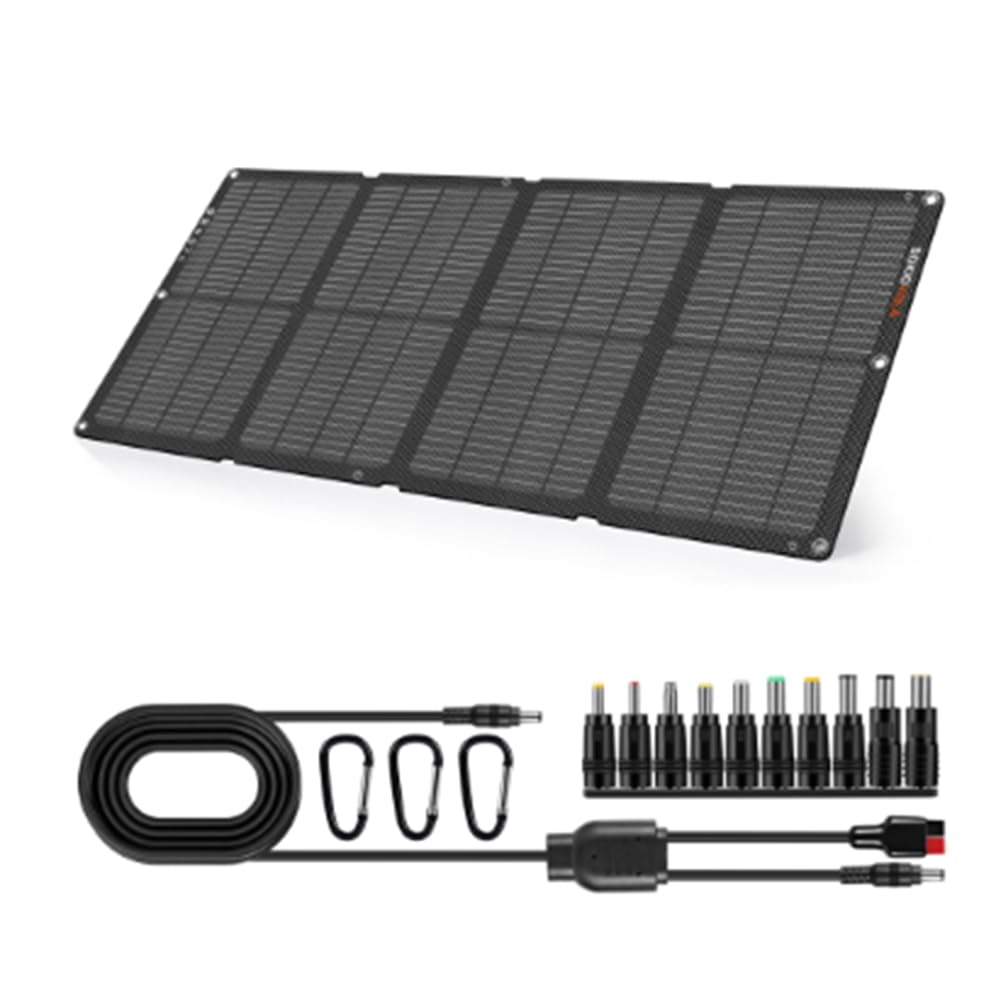 Panneau solaire pliable USB portable étanche à 4 volets pour recharge mobile