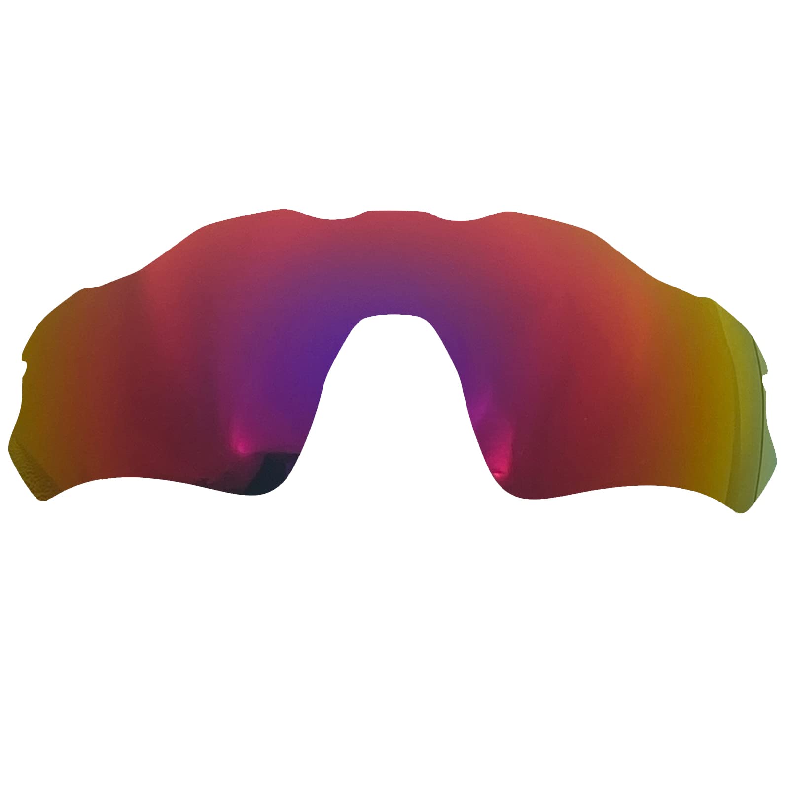 Lentes de repuesto para gafas de sol Oakley Radar EV Path OO9208/1.5 mm polarizadas/fáciles de instalar, Rojo oscuro, 134*46mm