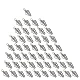50PC Fishing Sinkers Weights Worm Fishing Sinker Weight Bullet Lead Sinkers Fishing Carambola Shape
