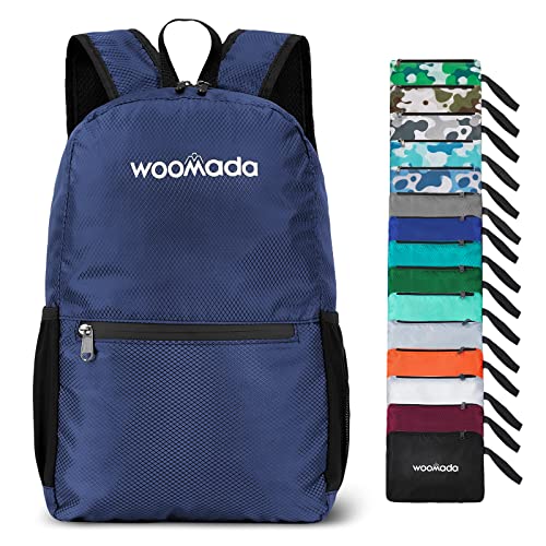 WOOMADA 17L Ultra Lightweight Packable Durable Waterproof Travel Hiking Backpack Daypack for Men Women