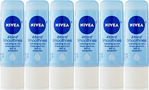 Nivea a Kiss of Smoothness Hydrating SPF 15 Lip Care, 0.17-Ounce Sticks (Pack.