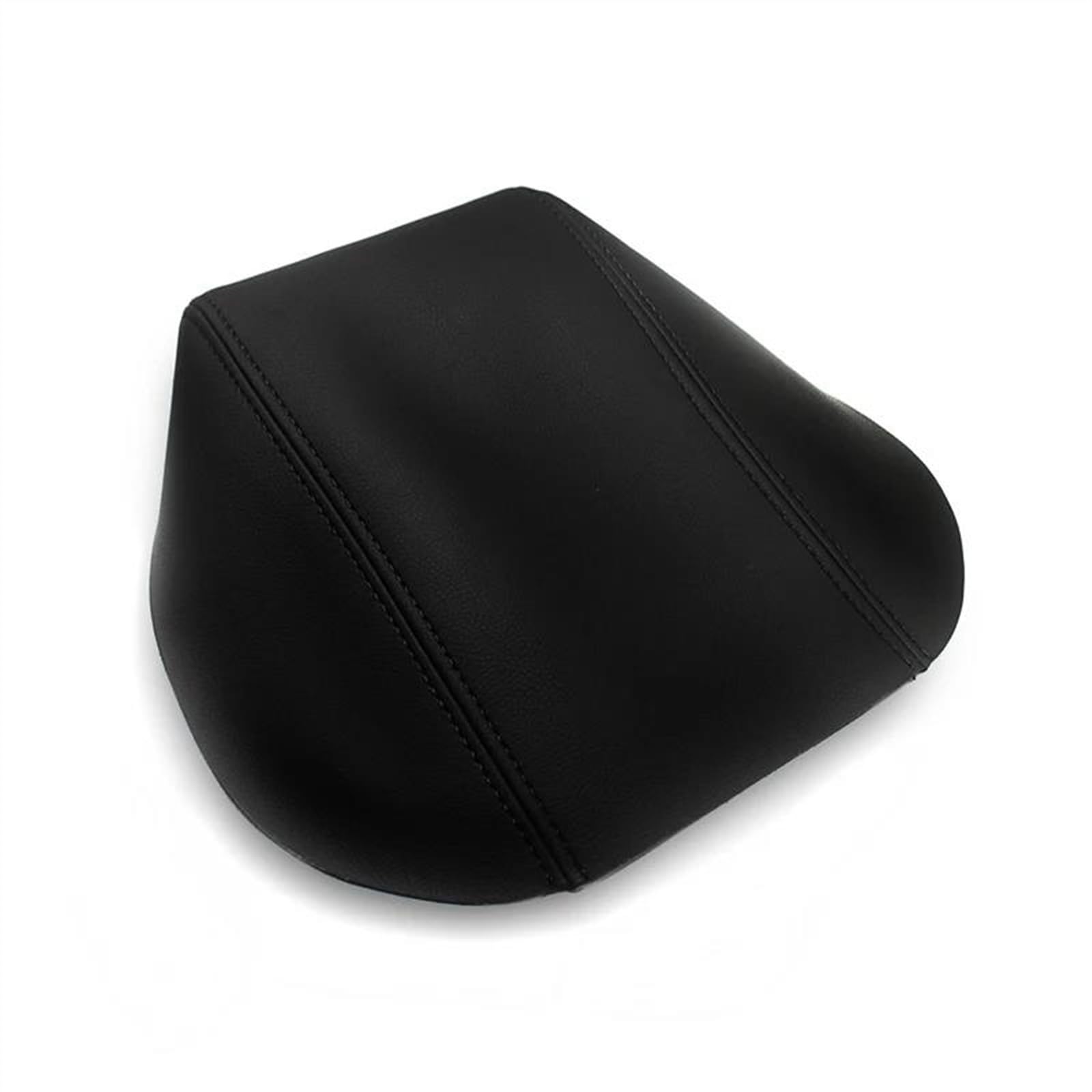 Piwine Black Car Decoration Soft Leather Armrest Cover For Civic 9Th Sedan 2012-2015 Car Center Control Armrest Box Skin Cover Sticker Trim(Black)