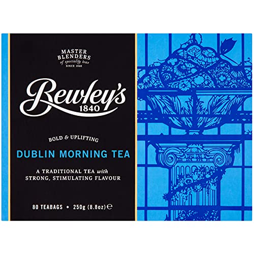 Bewleys Dublin Morning Tea bags 160-count Imported from Ireland, extra large