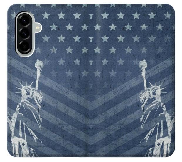 Housse cuir Samsung Galaxy A56 flip case clapet protecteur US Flag - 3