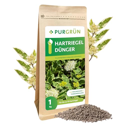 Purgrün® Hartriegel-Dünger 1 kg – Organisch-mineralische...