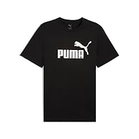 Puma Ess Logo Tee T-Shirt, Black
