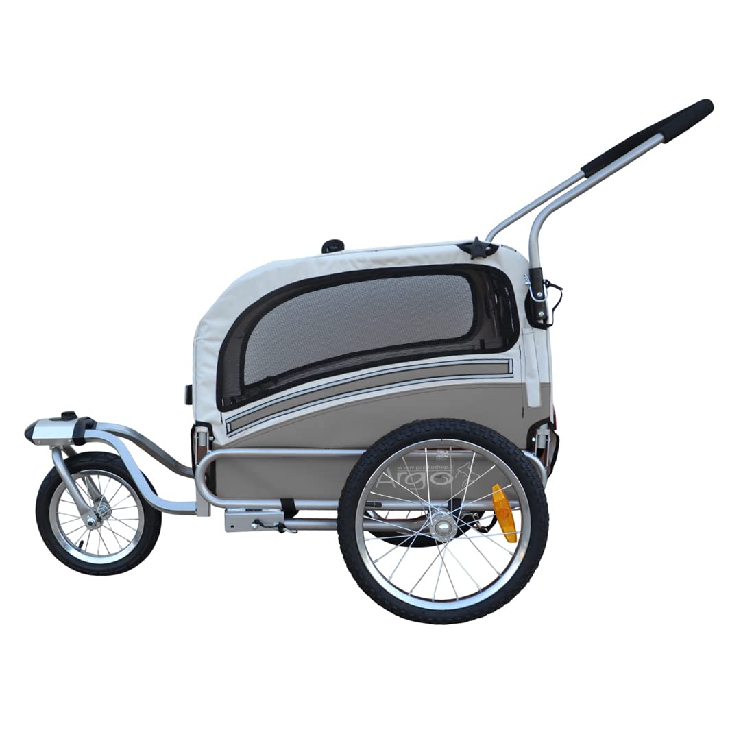 Argo - Remolque carro para bicicleta, cochecito de transporte para perros